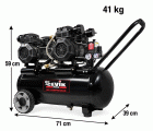 COMPRESOR SILENT 50L 4HP CEVIKPRO CA-PRO50S3